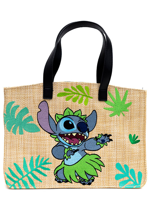 Disney Lilo and Stitch Straw Small Tote Bag