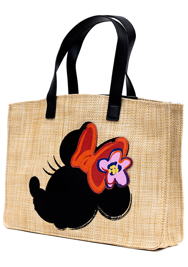 Disney Minnie Straw Small Tote Bag