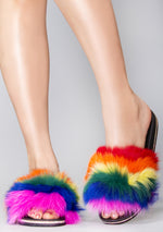 Fever Dream Faux Fur Sandals