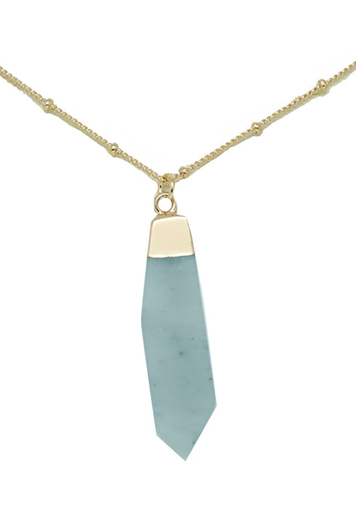 Charged Peace Amazonite Gemstone Necklace