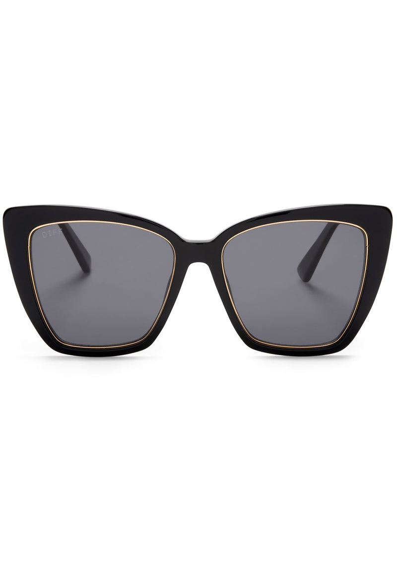 Becky IV Polarized Sunglasses in Black/Gray