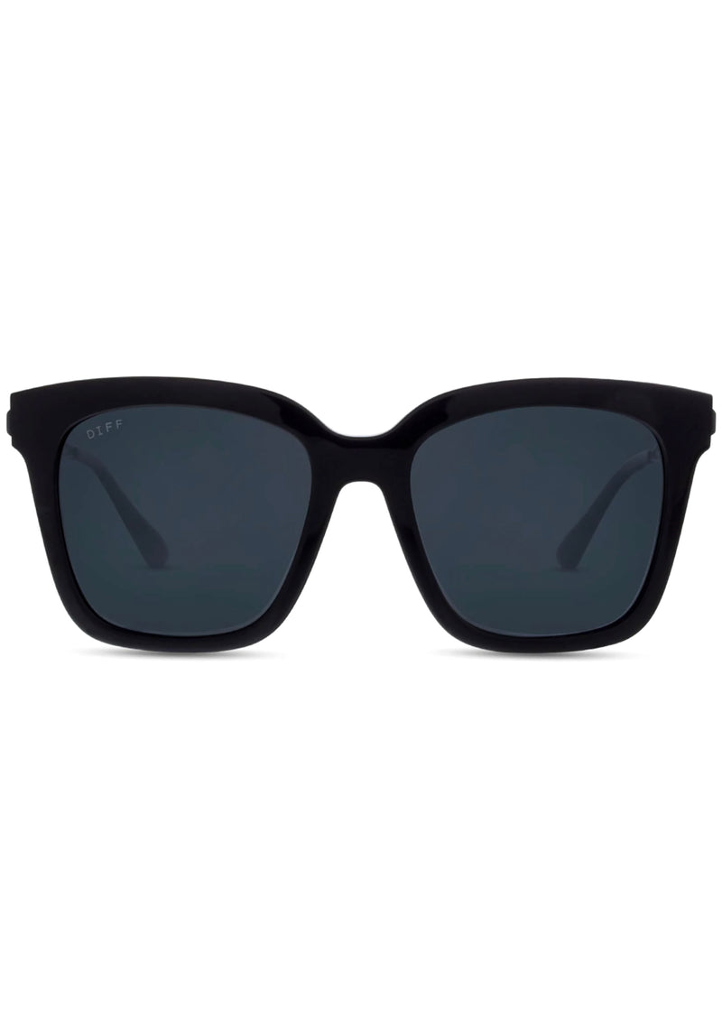Bella Polarized Sunglasses in Black/Grey