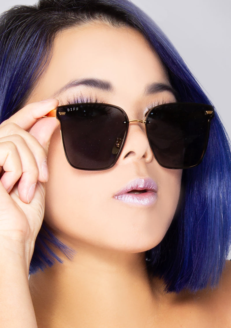 Diff Eyewear Lizzy Cream Tortoise + Grey Lens Sunglasses – Jayden P Boutique