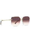 Bree Sunglasses in Gold/Brown Gradient