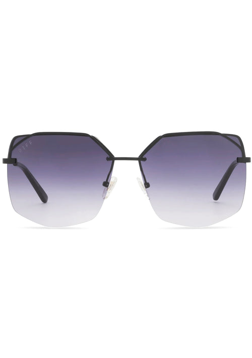Bree Sunglasses in Black/Grey Gradient