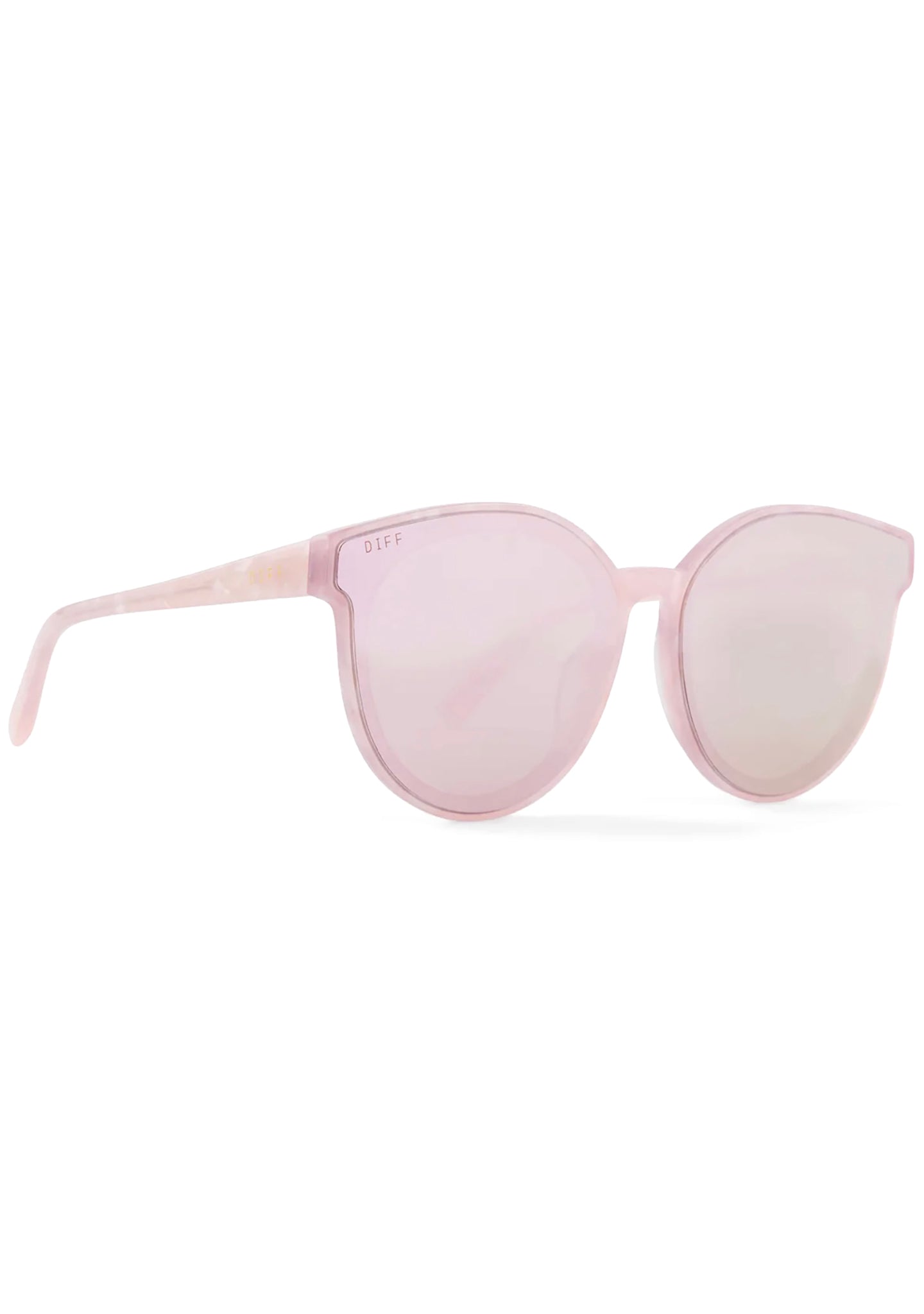DIFF EYEWEAR Shop DIFF Eyewear Gemma Sunglasses in Geo Pink/Cherry