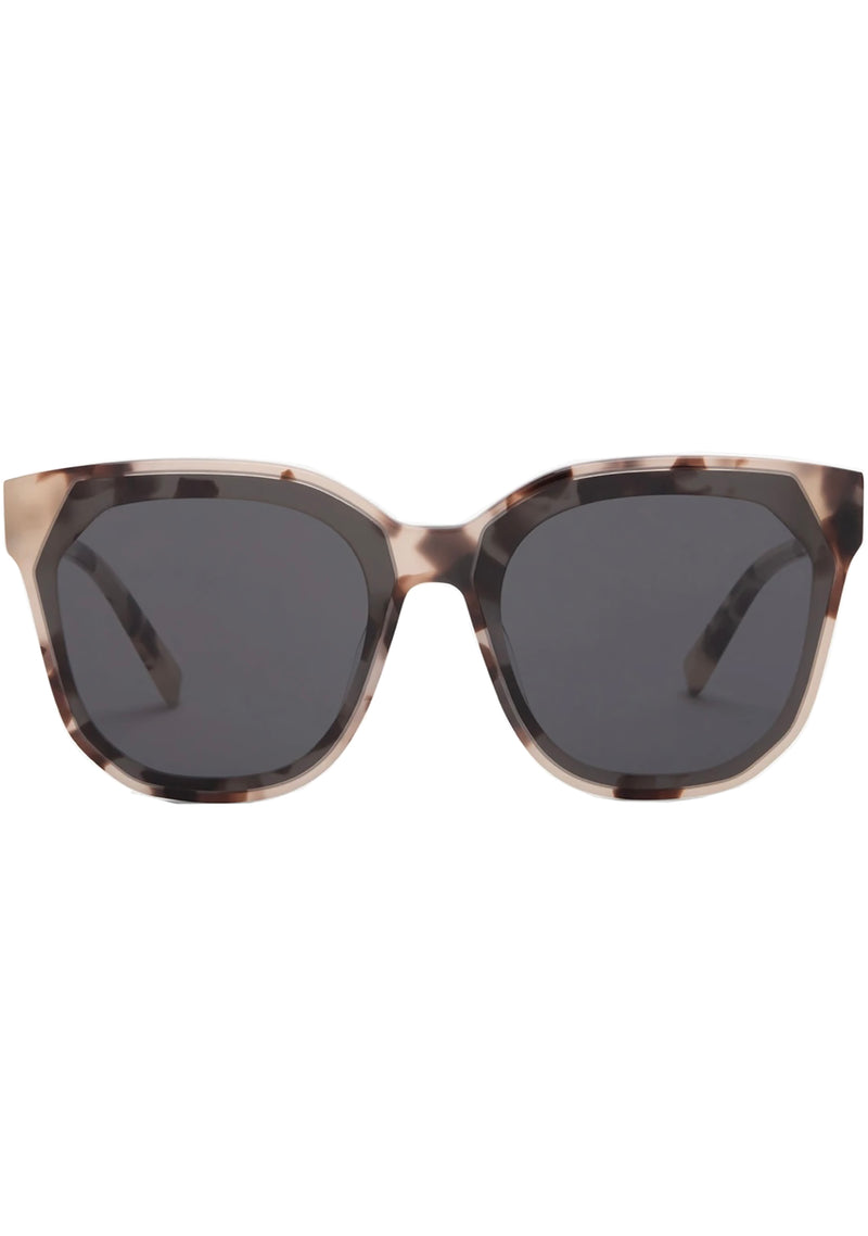 Gia Sunglasses in Cream Tortoise/Grey