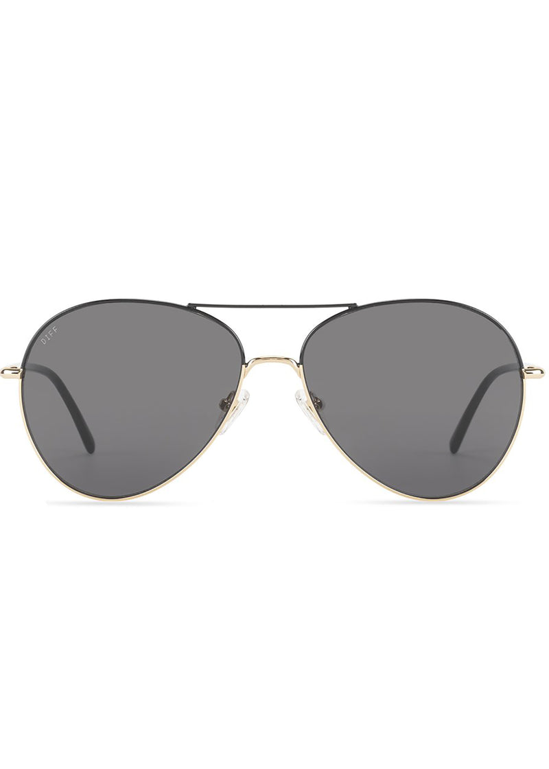Knox Sunglasses in Gold/Grey
