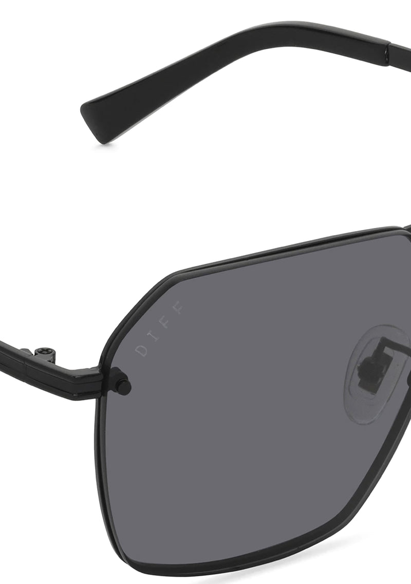 Nolan Sunglasses in Black/Grey