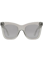 Kaia Polarized Sunglasses in Gray Crystal/Gray Mirror