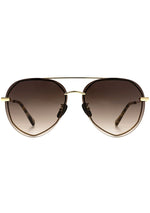 Lenox Sunglasses in Gold/Brown/Tortoise