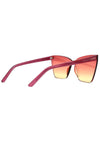 Goldie Sunglasses in Macarena Pink Crystal Sunset Gradient Flash