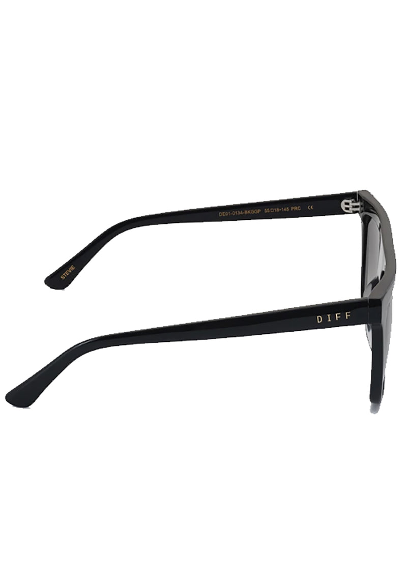 Stevie Sunglasses in Black/Gray Gradient