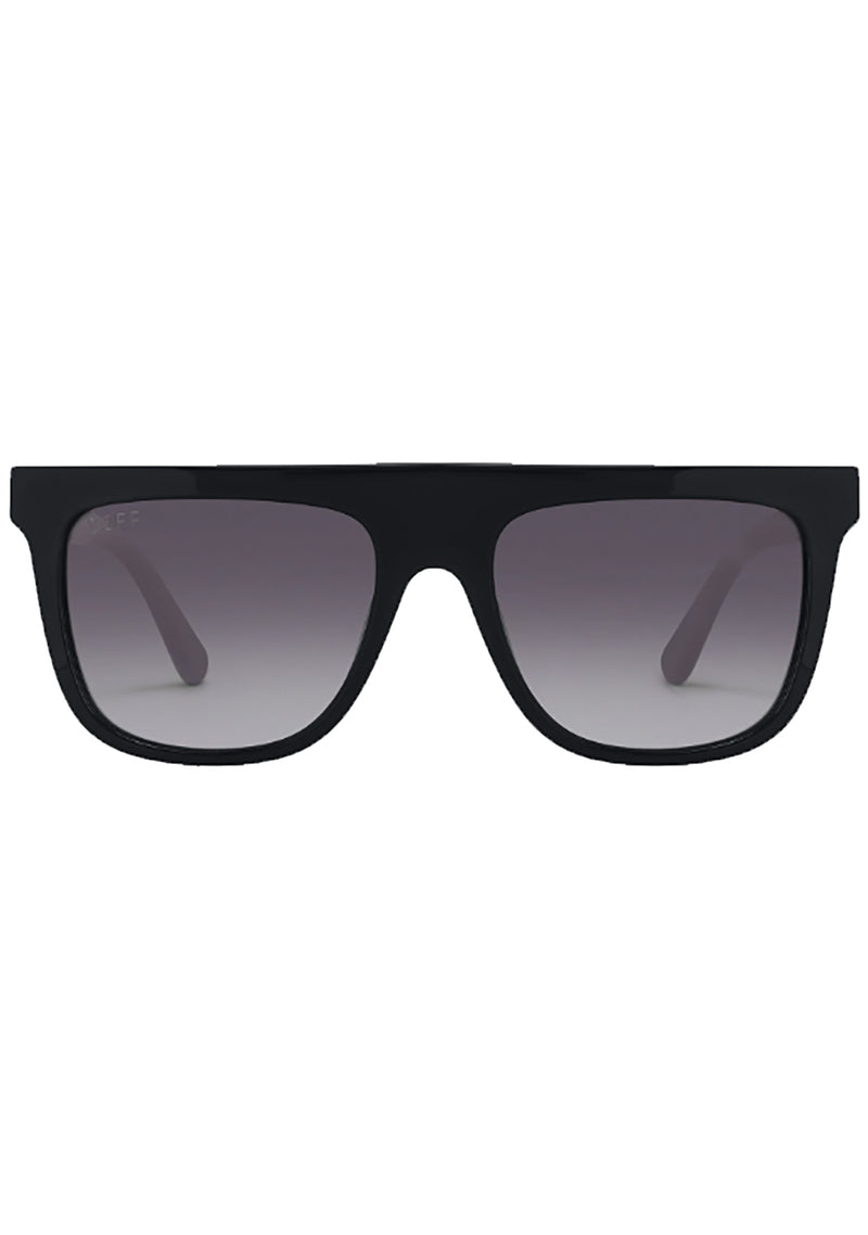Stevie Sunglasses in Black/Gray Gradient
