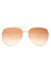 Venice Sunglasses in Gold/Sienna