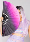 Beyond Basic Ombre Pink to Black Rave Fan