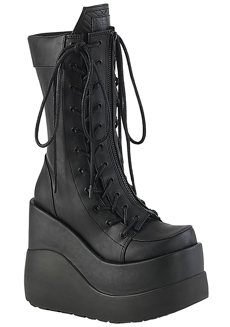 VOID 118 Dead Space Black Platform Boots