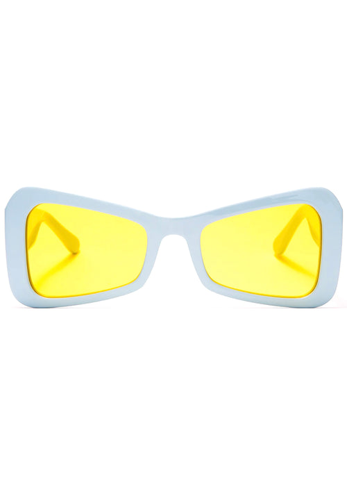 X Kali Uchis Kali Sunglasses in Light Blue/Yellow
