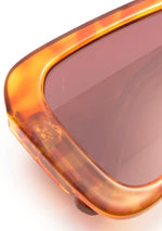 X Kali Uchis Kali Sunglasses in Sunset Tortoise/Brown