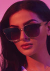X Sssniperwolf 001 Sunglasses in Clear/Grey Gradient
