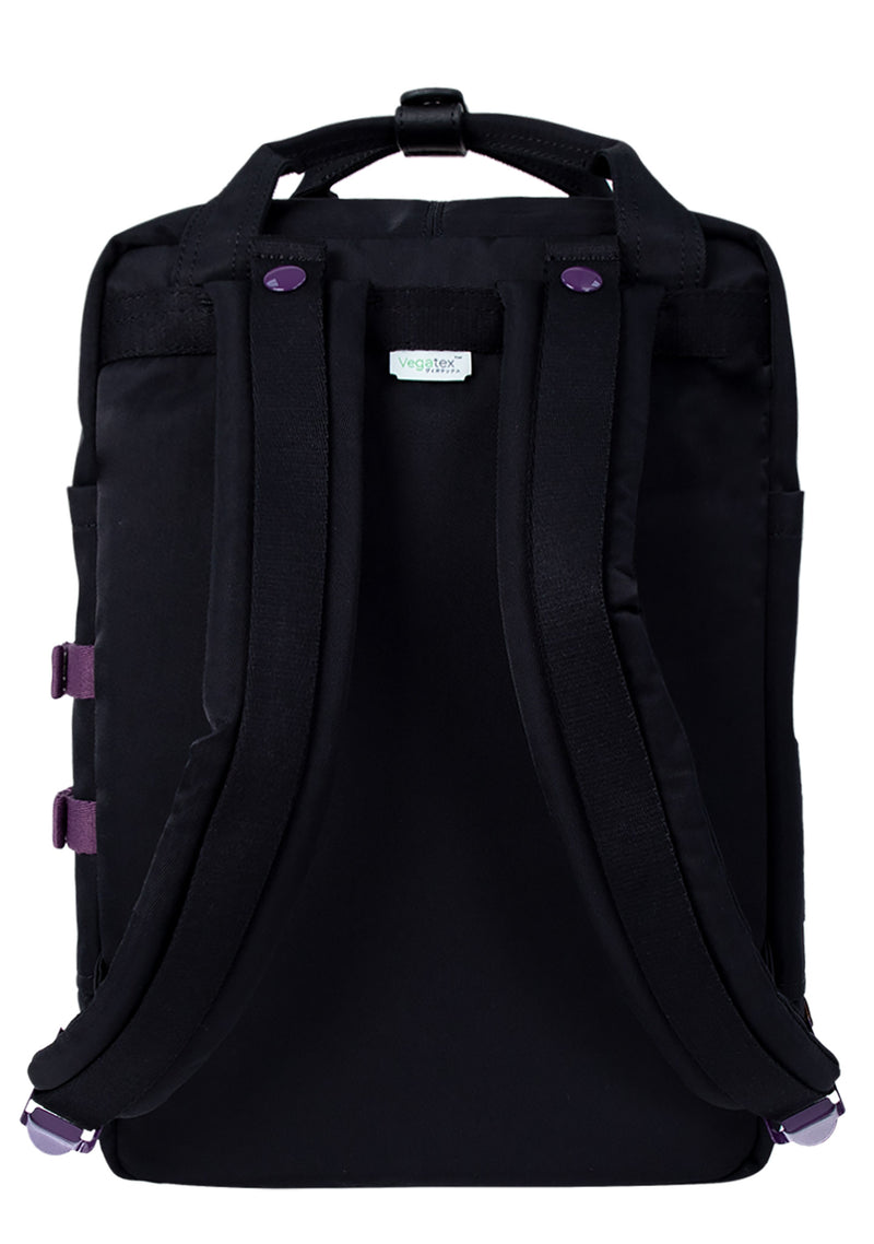 Happy Camper Series Macaroon Backpack in Black