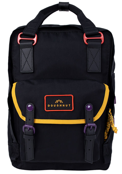 Happy Camper Series Macaroon Backpack in Black