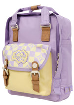 Kaleido Series Macaroon Mini Backpack in Buttery Checked