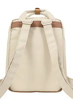 Kaleido Series Macaroon Mini Backpack in Mushroom Checked