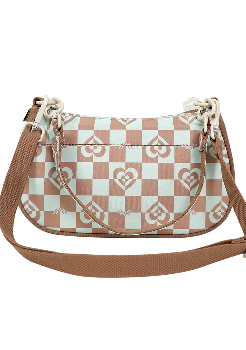 LiuenMgg Colorful Donuts Crossbody Bag | Small Ethnic Pattern Printed Pouch, Adjustable Strap, 9.25x7.48 Inches