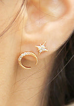 Crystal Interstellar Stud Earrings