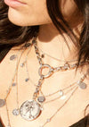 Power Player Coin Lariat Necklace