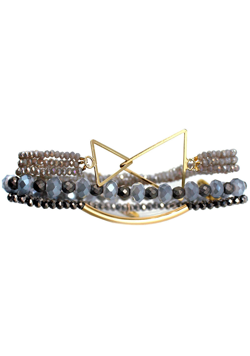 Erimish Dusk Earrings & Bracelet Stack Set