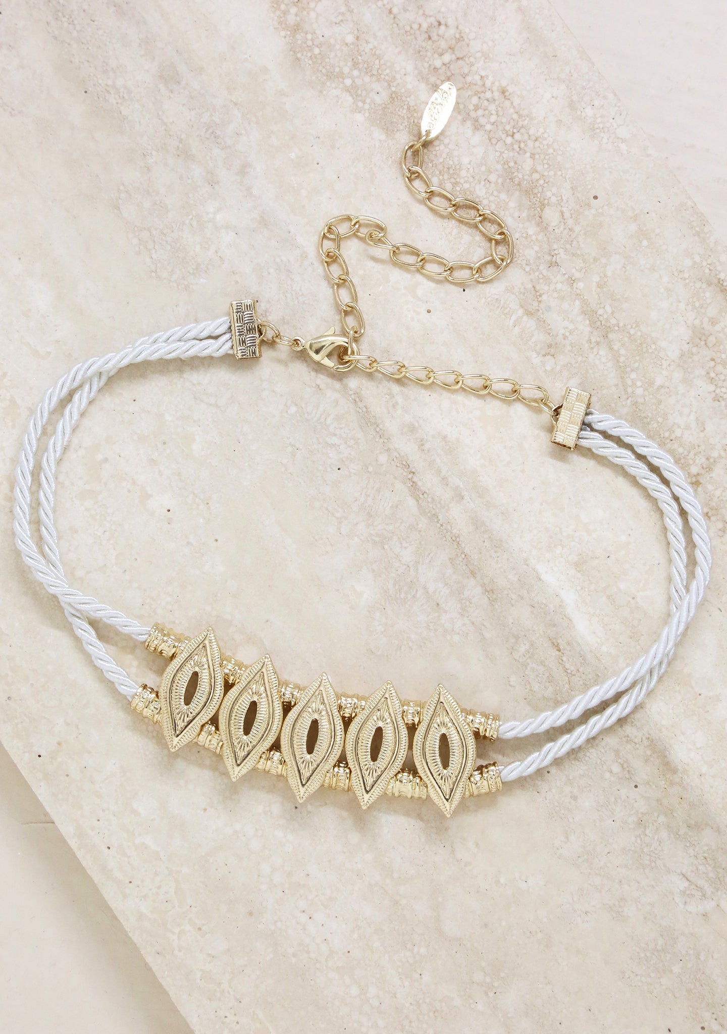 ETTIKA | Shop Ettika Industrial Choker in Cream/Gold at LAStyleRush.com ...