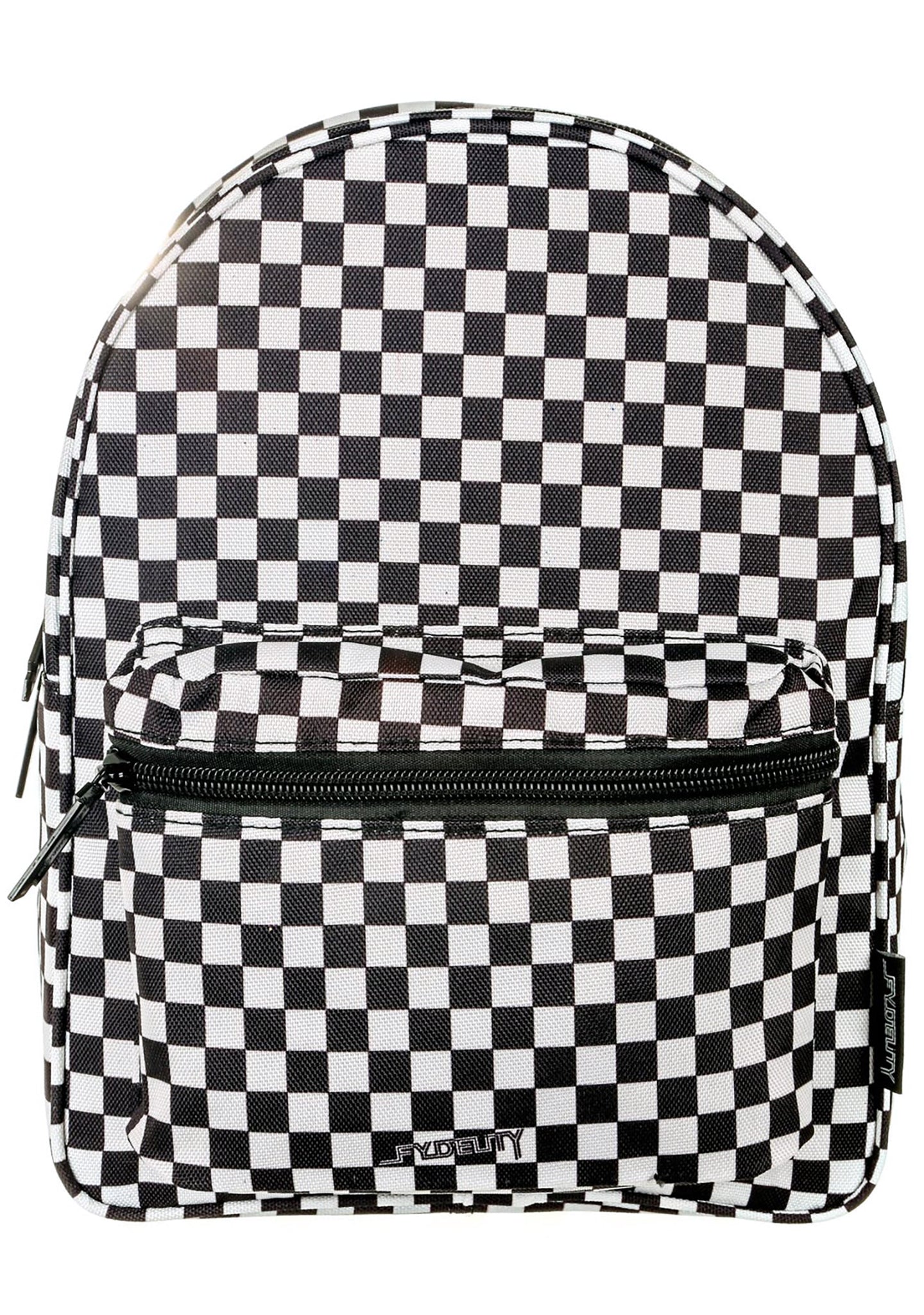 Fydelity Indy Black Checkmate Mini Backpack | LASR – LA Style Rush