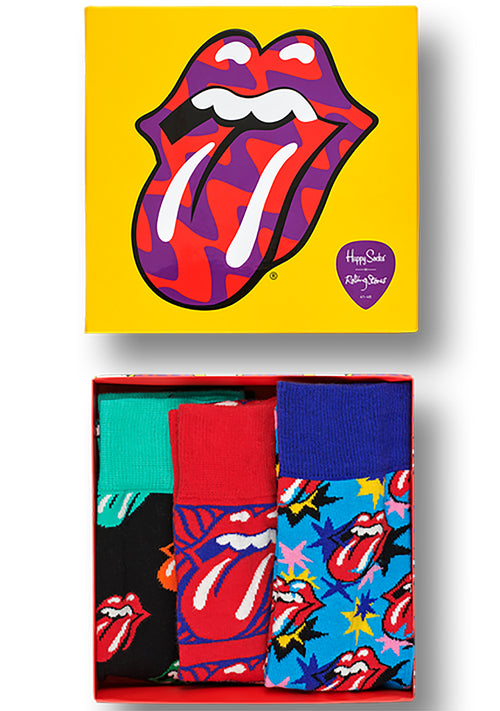 Happy Socks Rolling Stones Socks 3PK Box Set