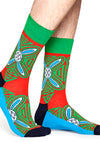 X Macaulay Culkin Christmas Psychedelic Rabbit Sock