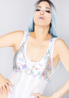 Galactic Angel Holographic Harness Top