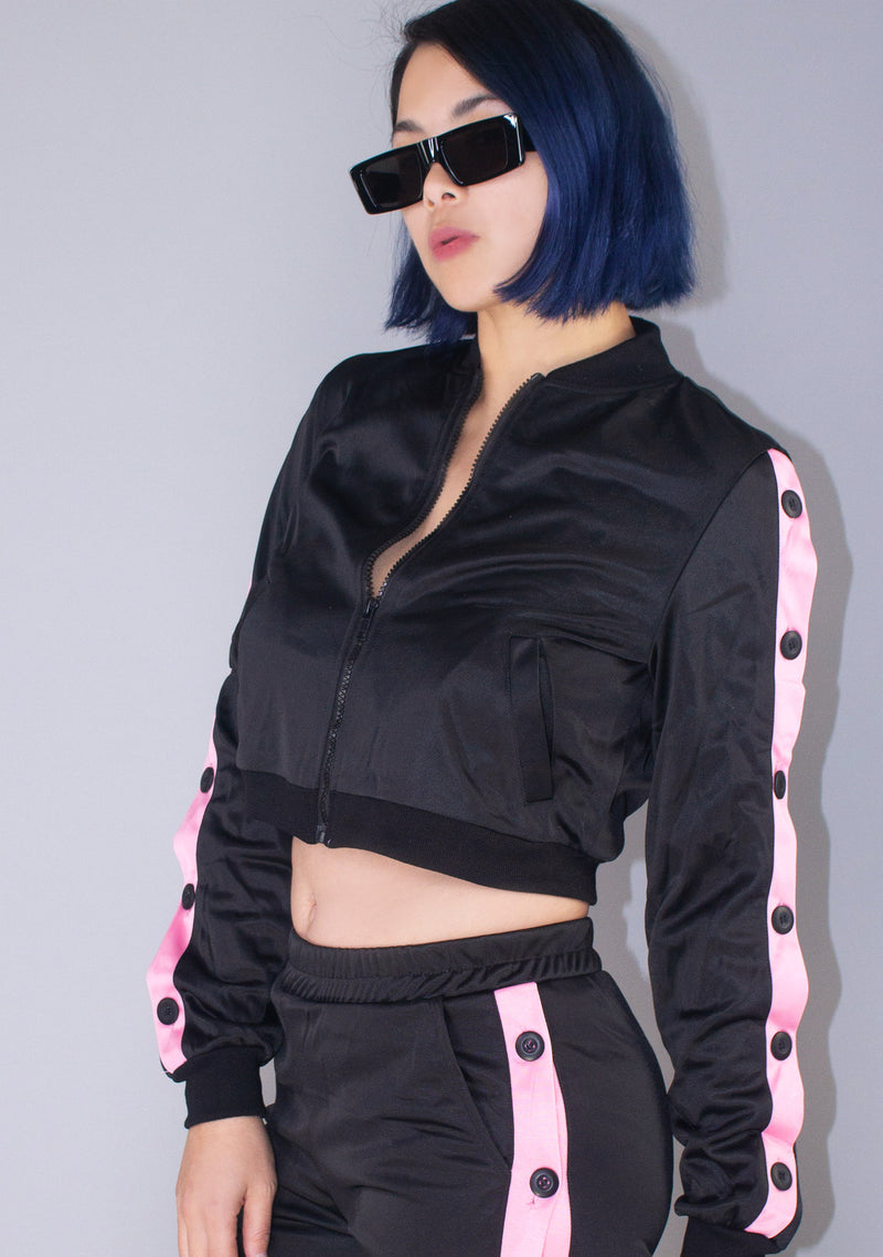 Deal With It Tracksuit Crop Jacket