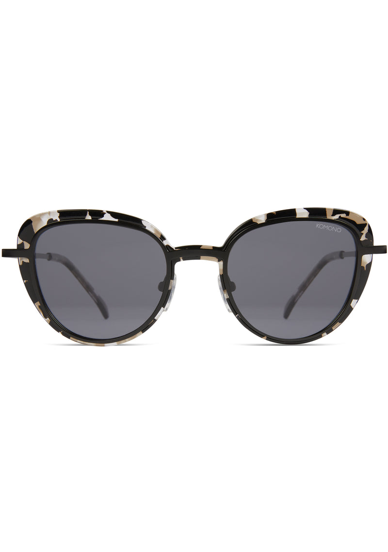 KOMONO CRAFTED London Sunglasses in Clear/Demi