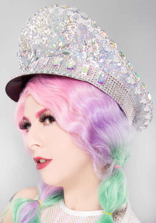 Find Your Harmony Sequin Captain Hat