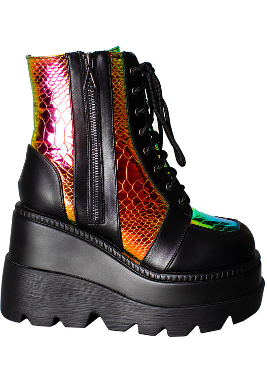 LOS FASTIDIOS RADIO BOOTS シングル ※未使用 LASR Radioactive Platform Boots | LASR – LA Style Rush