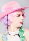 Space Cowgirl Opalescence Festival Hat