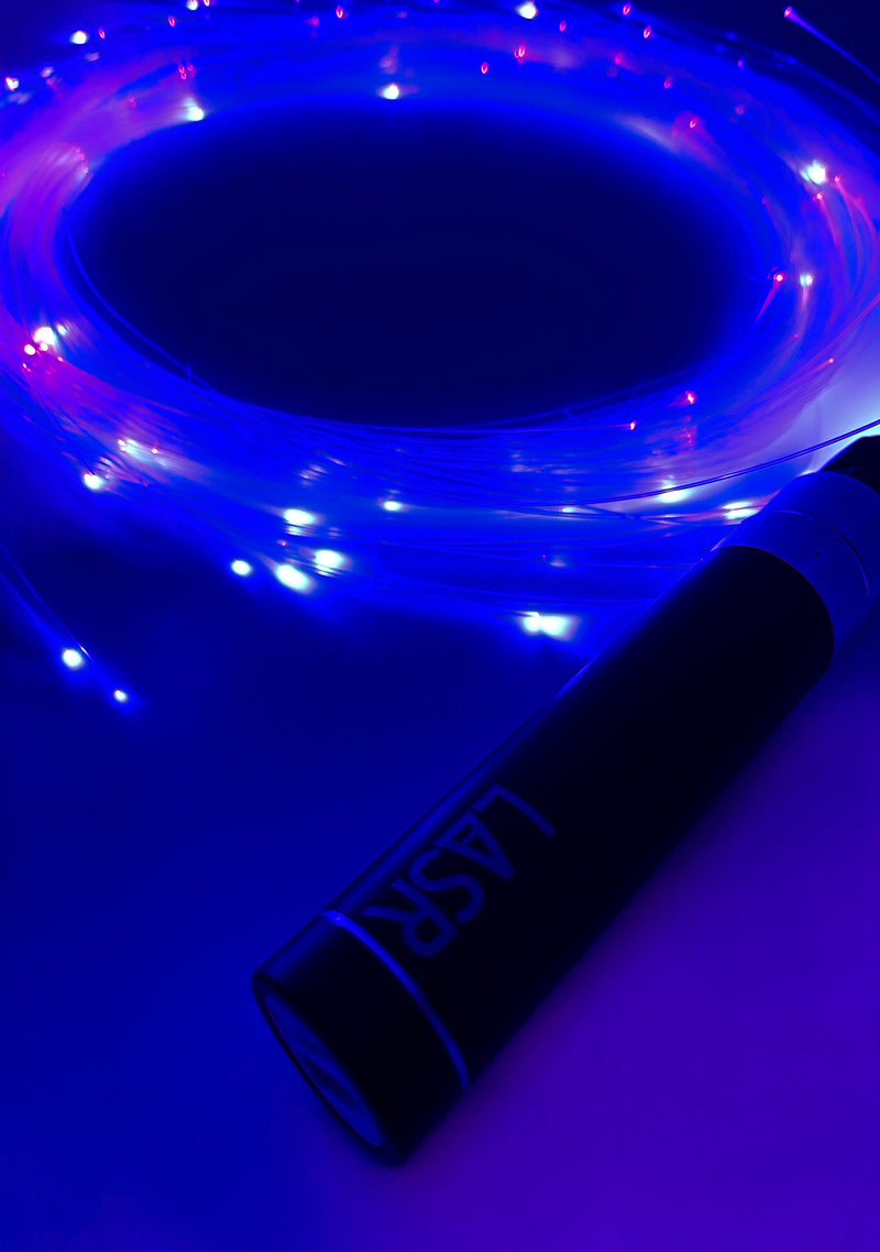 LED Fiber Optic Light Up Whip, Multi Color