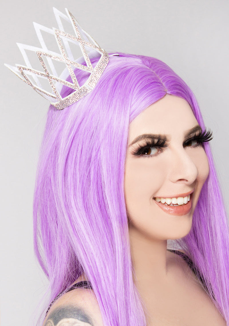 Pretty Princess Faux Rhinestone Die Cut Crown