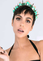 Loschy Mermaid Eucalyptus Crown in Green