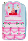 Disney Little Mermaid Wedding Cake Zip Around Wallet