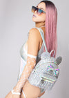 X LASR Exclusive Disney Holographic Sequin Minnie Mini Backpack