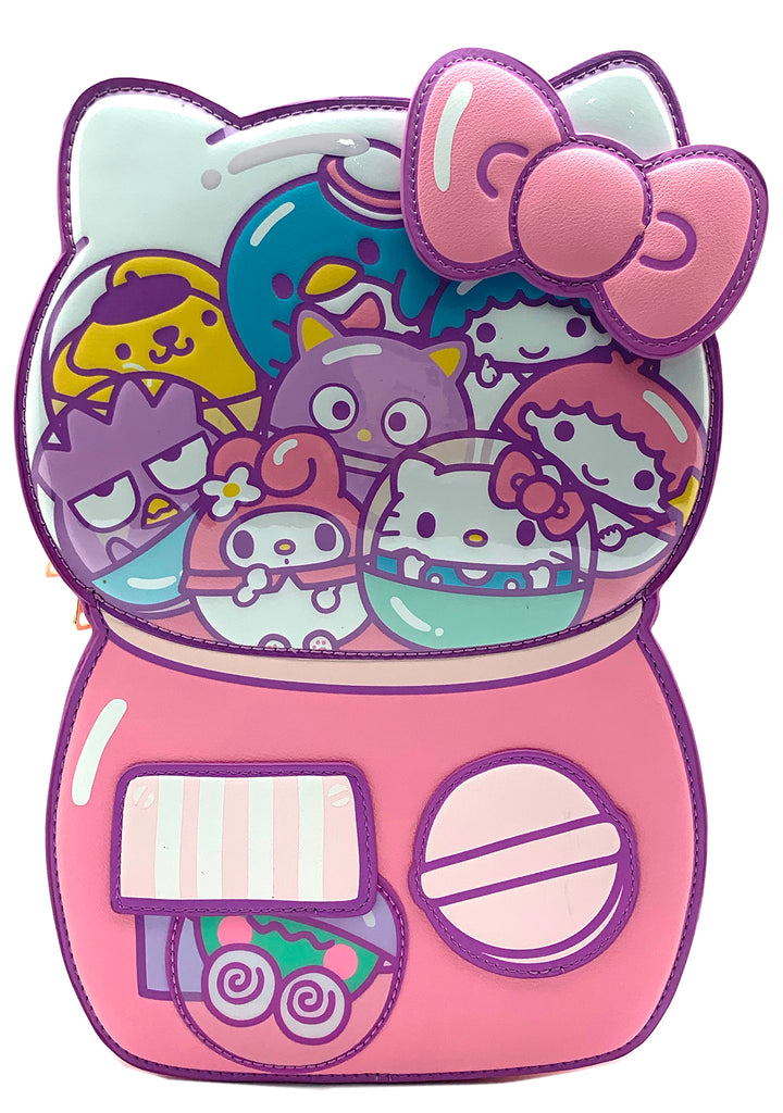 hello kitty kawaii machine figural backpack loungefly X Sanrio Mini Fashion Front zipper pocket Hello Kitty Heads to New