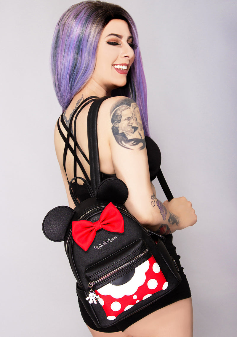disney minnie mouse mini backpack X LASR Exclusive Disney Minnie Mouse Dress Mini Backpack