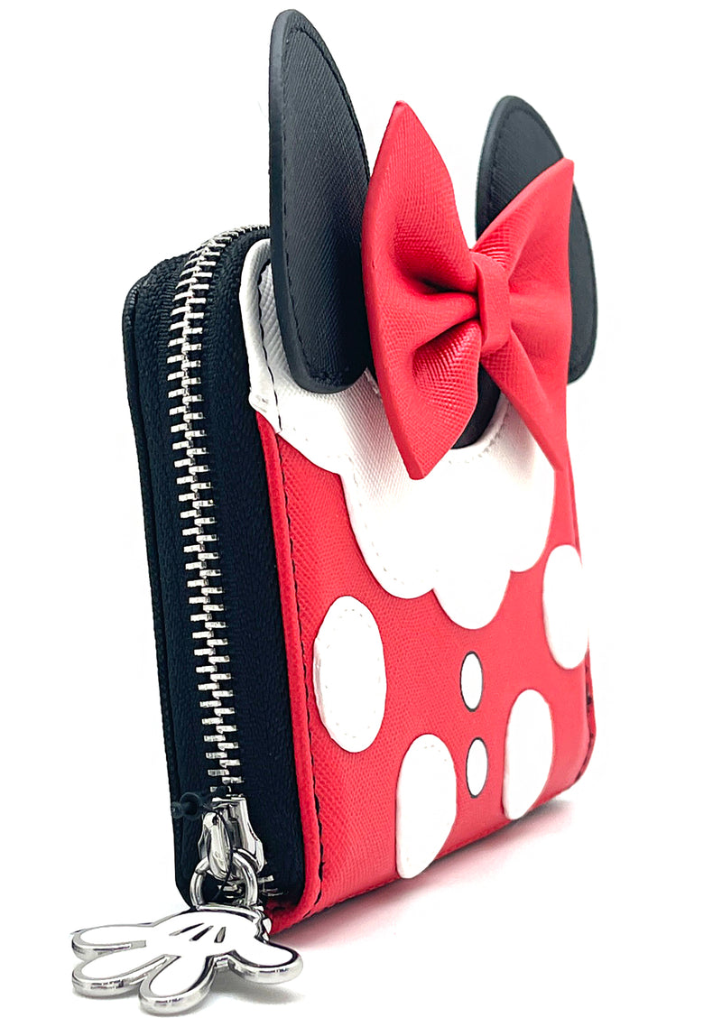 X LASR Exclusive Disney Minnie Mouse Dress Zip Wallet